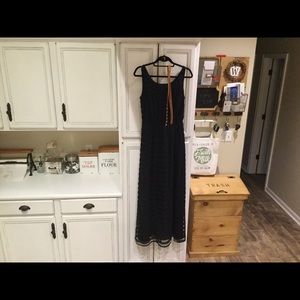 Gianni Bini Dress w/belt Navy Blue Size:S